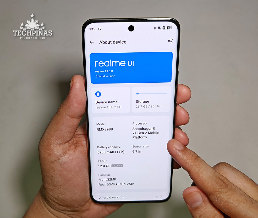 realme 13 Pro 5G Technical Specs