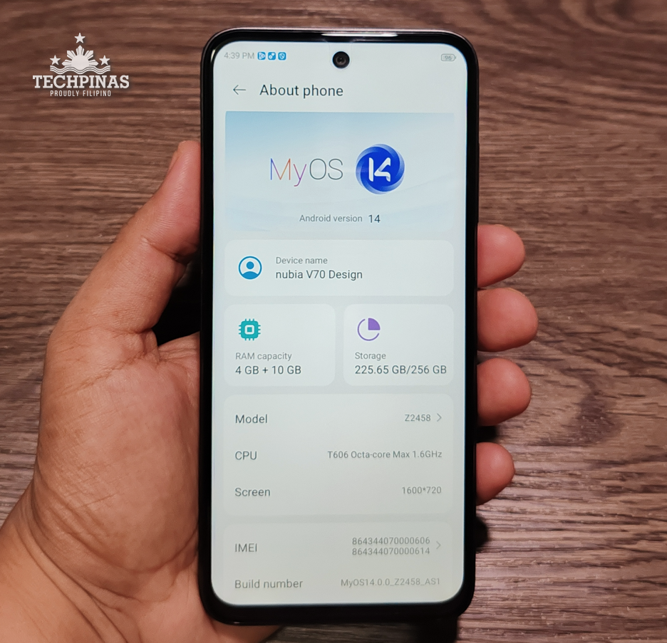 nubia V70 Design, ZTE nubia V70 Design